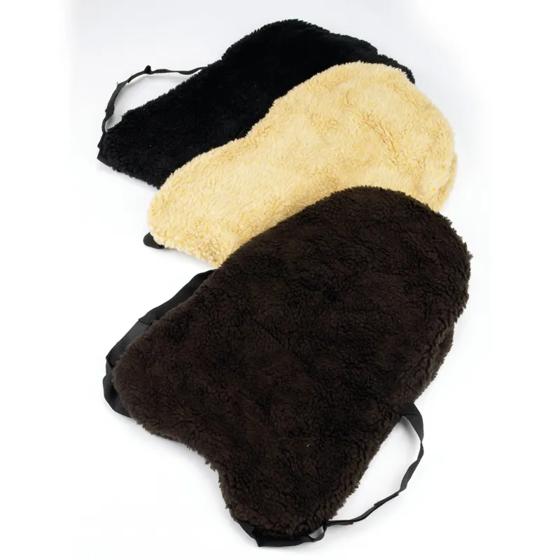 Hy Equestrian Fur Fabric Seat Saver - Brown-1